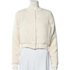 Jason Wu Cream Bomber Jacket